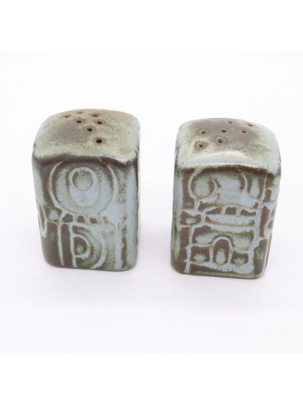 Mayan Aztec Prairie Green by FRANKOMA Salt & Pepper MCM - Picture 4 of 8